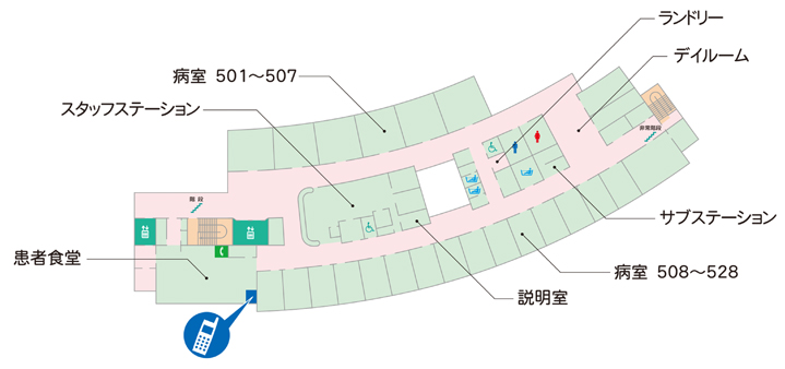 5~7階フロアマップ